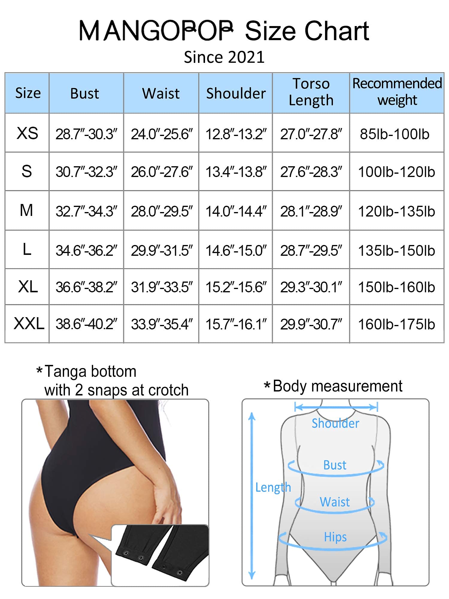 MANGOPOP Womens Short Sleeve Bodysuit Front Cutout Sexy T-shirt Body Suits